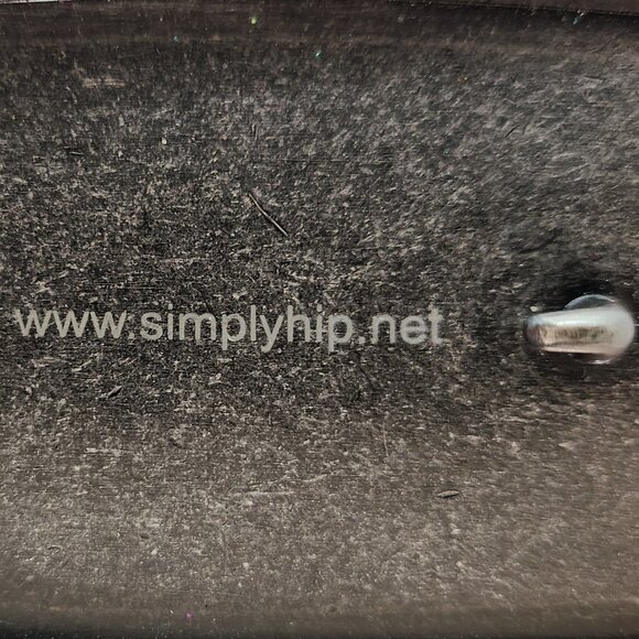 Y2K Belt Buckle with a Blue Flower Decoration - Picture 3 of 4